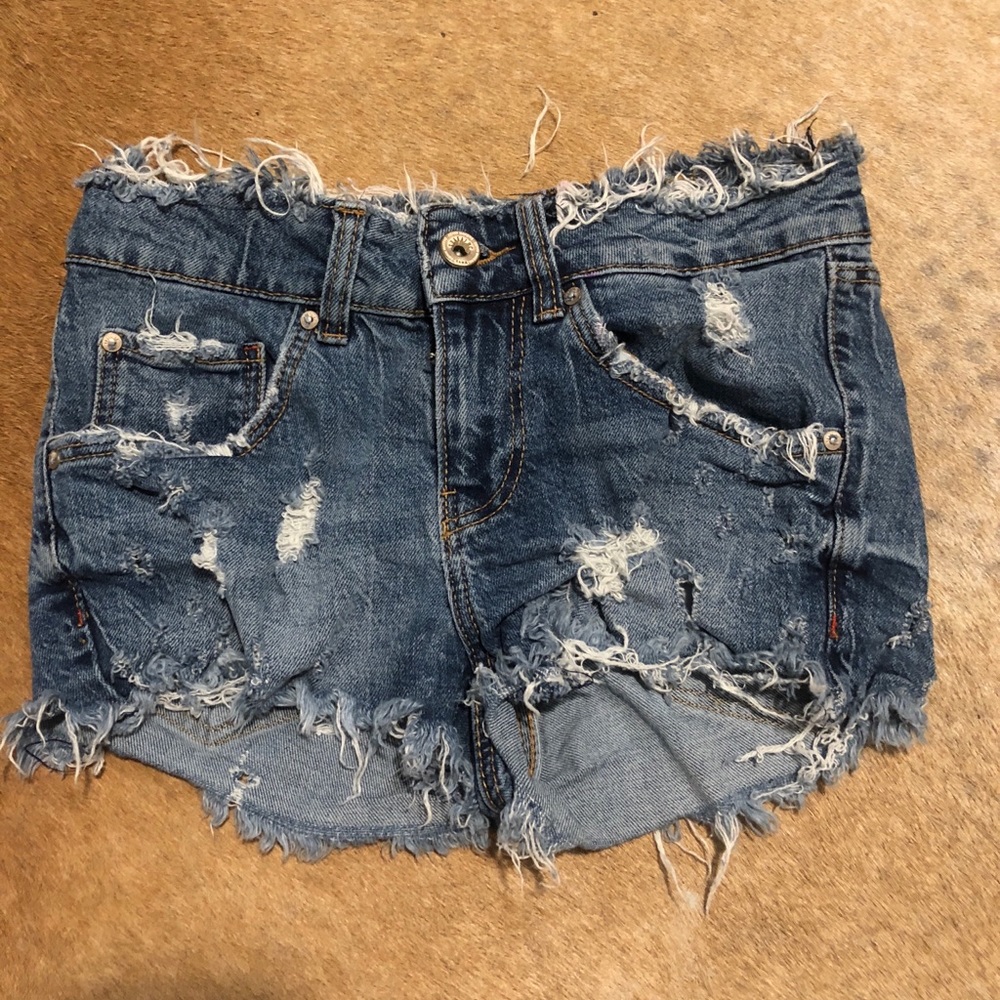 Zara jean shorts!
